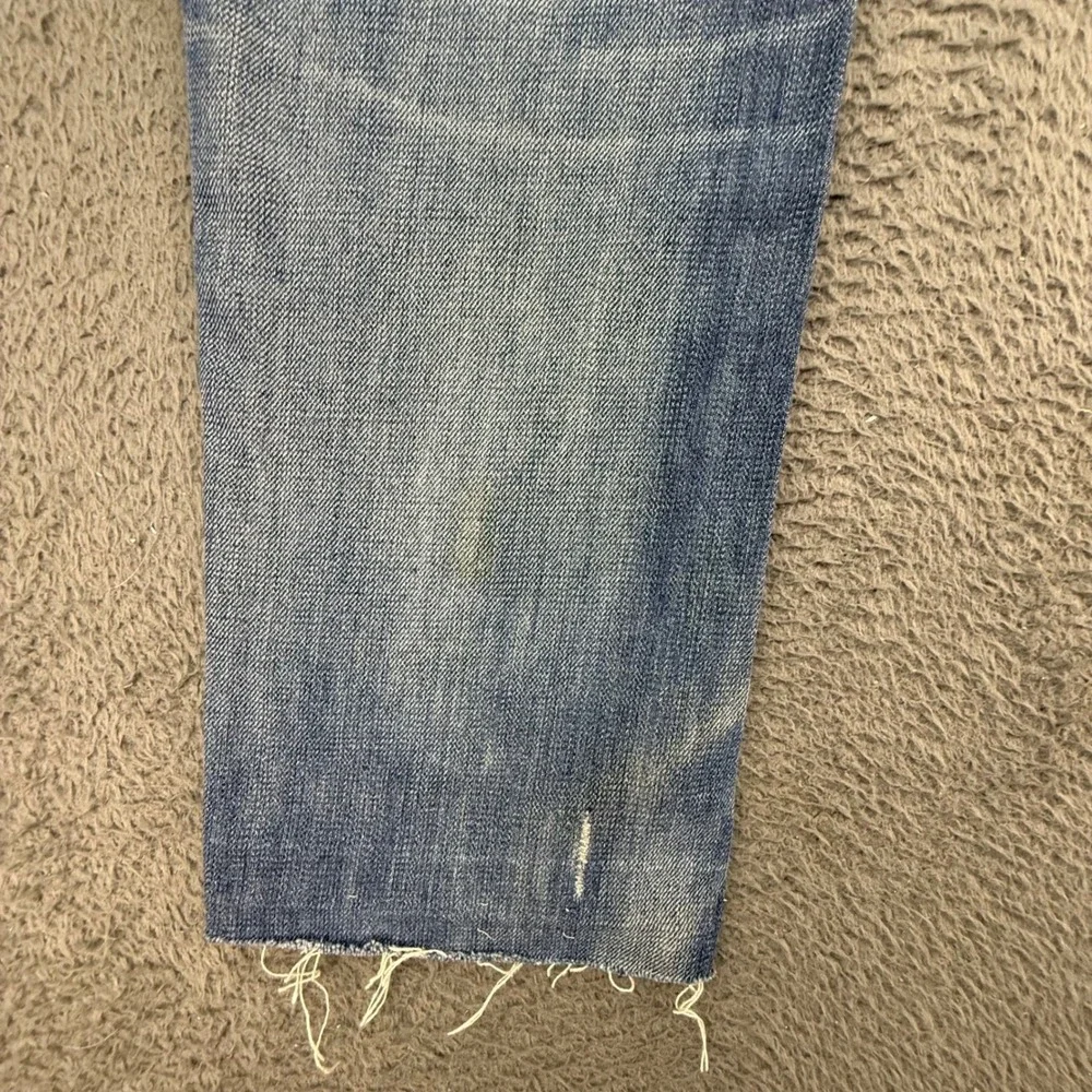 G-Star Raw Yield Loose Jeans Mens 31x30‎ Blue Distressed Button Fly Denim
